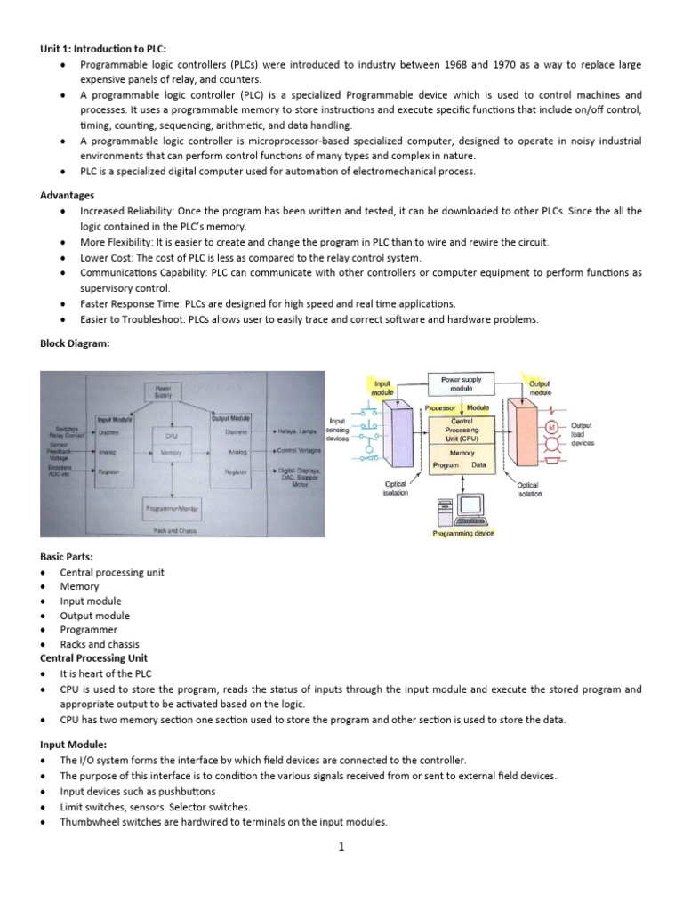 PLC Notes-3 | PDF | Programmable Logic Controller | Programming