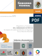 Diagnóstico y Tratamiento Del Embarazo Ectópico en Mujeres en Edad Reproductiva en El 2º y 3º Nivel de Atención. GPC