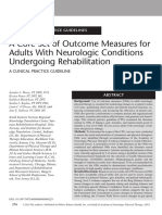 Moore et al. 2018. A core set of outcome measures for adults with neurologic conditions undergoing rehabilitation (1) (3)
