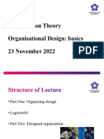 Org Theory Lecture Four 