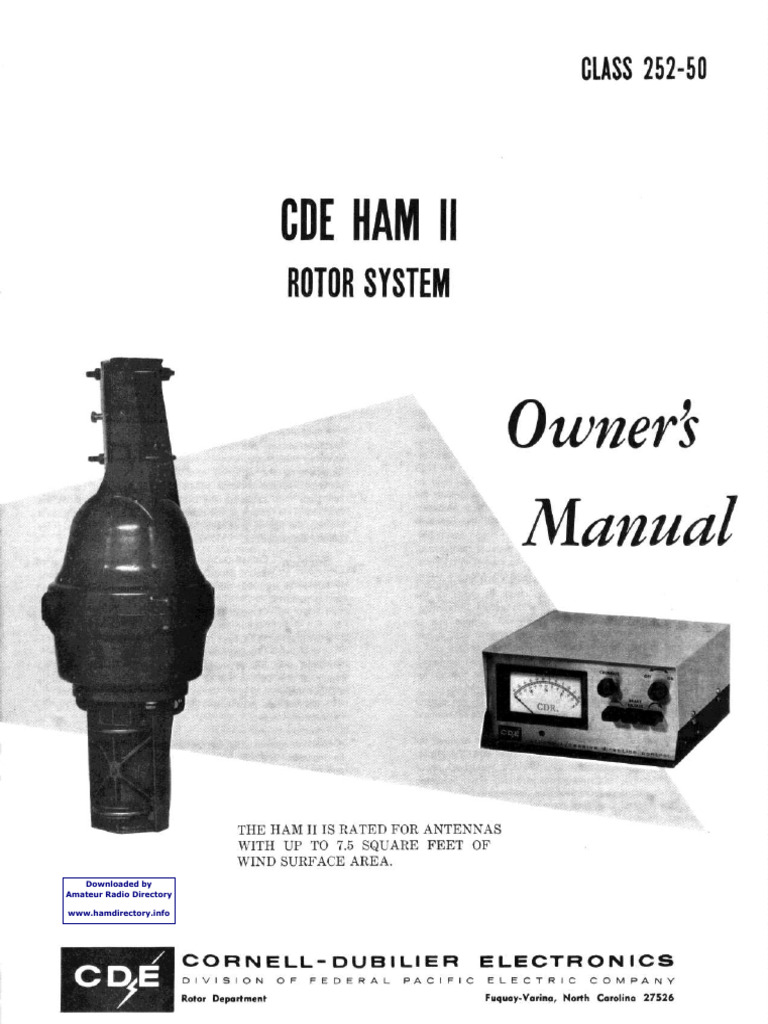 CDE_HAM2_user_1976 PDF