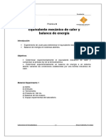 Práctica 6 Equivalente Mecánico y Balance de Energía 1S