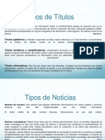 Tipos de Noticias