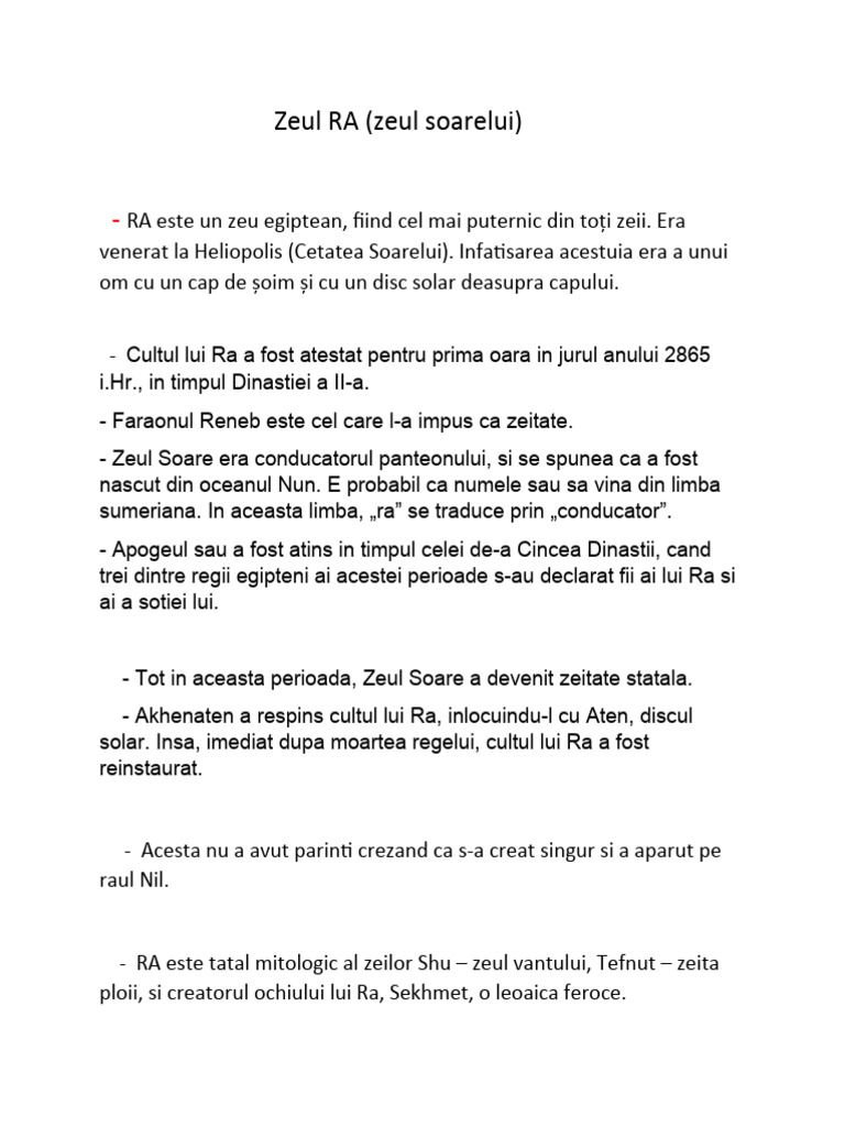 Zeul RA | PDF