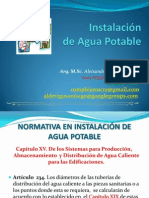 Instalación de Agua Potable II