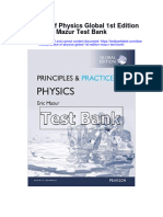 Practice of Physics Global 1st Edition Mazur Test Bank