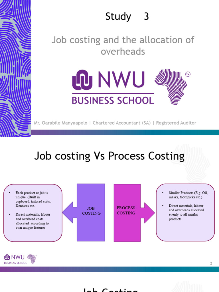 Chapter 3 Cost Allocation PDF Business Business Economics