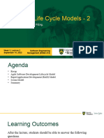 Lecture 2 (Software Life Cycle Models)