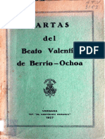 Cartas Del Bto. Valentín de Berrio-Ochoa