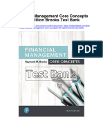 Financial Management Core Concepts 4th Edition Brooks Test Bank