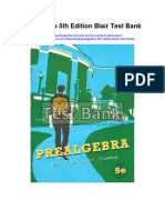 Prealgebra 5th Edition Blair Test Bank