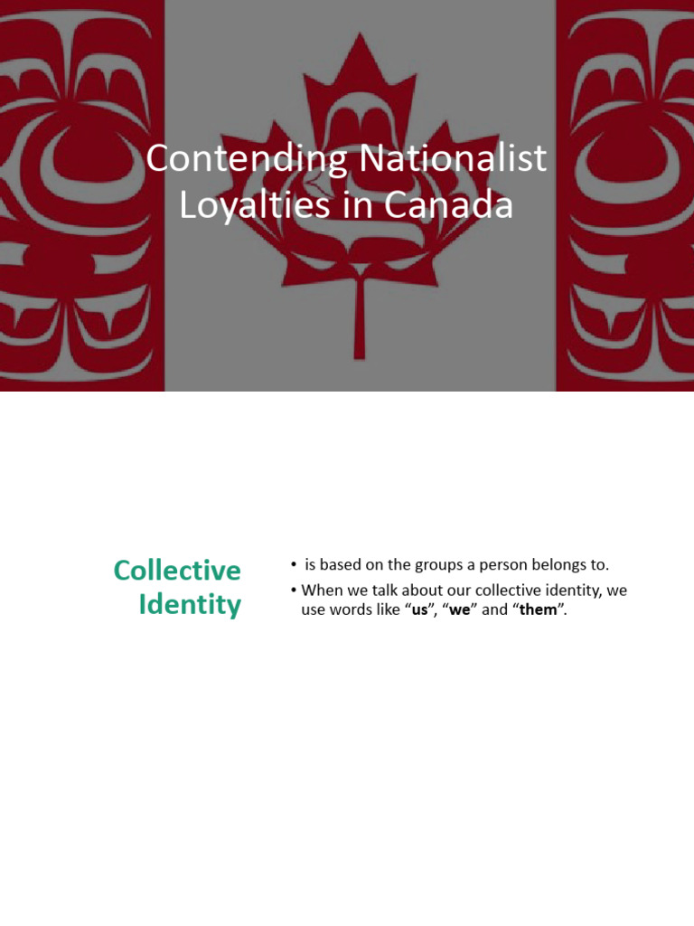 Contending National Loyalties in Canada | PDF
