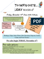 Holiday Mash-up Flier