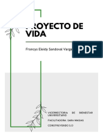 Documento A4 Portada Propuesta Proyecto Minimalista Violeta