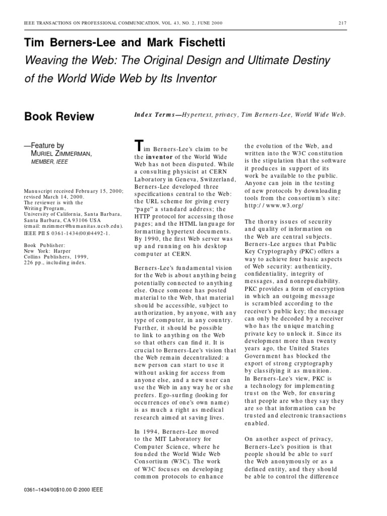 Weaving The  The Original Design and Ultimate Destiny of The World