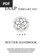 IAAP Router Handbook March 2023 Revised February 10 2023