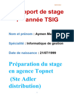 Rapport de Stage