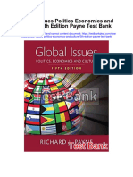 Global Issues Politics Economics and Culture 5th Edition Payne Test Bank