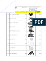 Listado Cargadores de Laptop