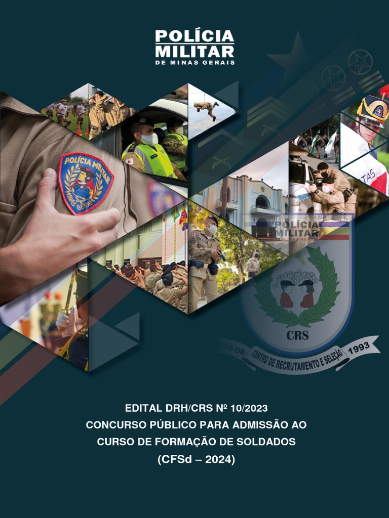 (CFSD 2024) Edital Drh/Crs 10/2023 Concurso Público para Admissão