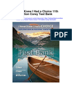 I Never Knew I Had A Choice 11th Edition Corey Test Bank