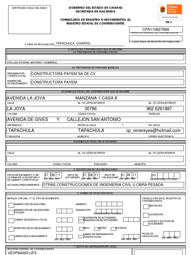 PDF Fr-1 Editable | PDF