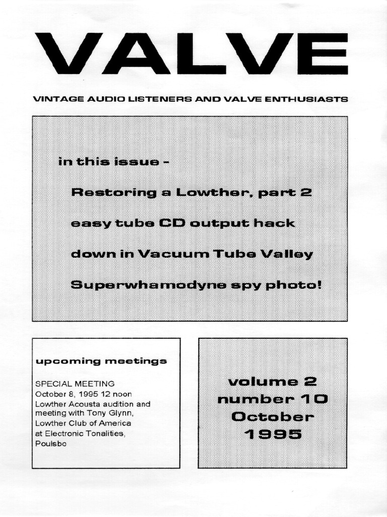 Vacuum Tube Valley Va101995 PDF