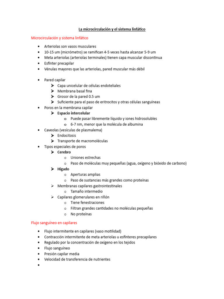 Resumen Cap 16 Guyton Fisiologia PDF