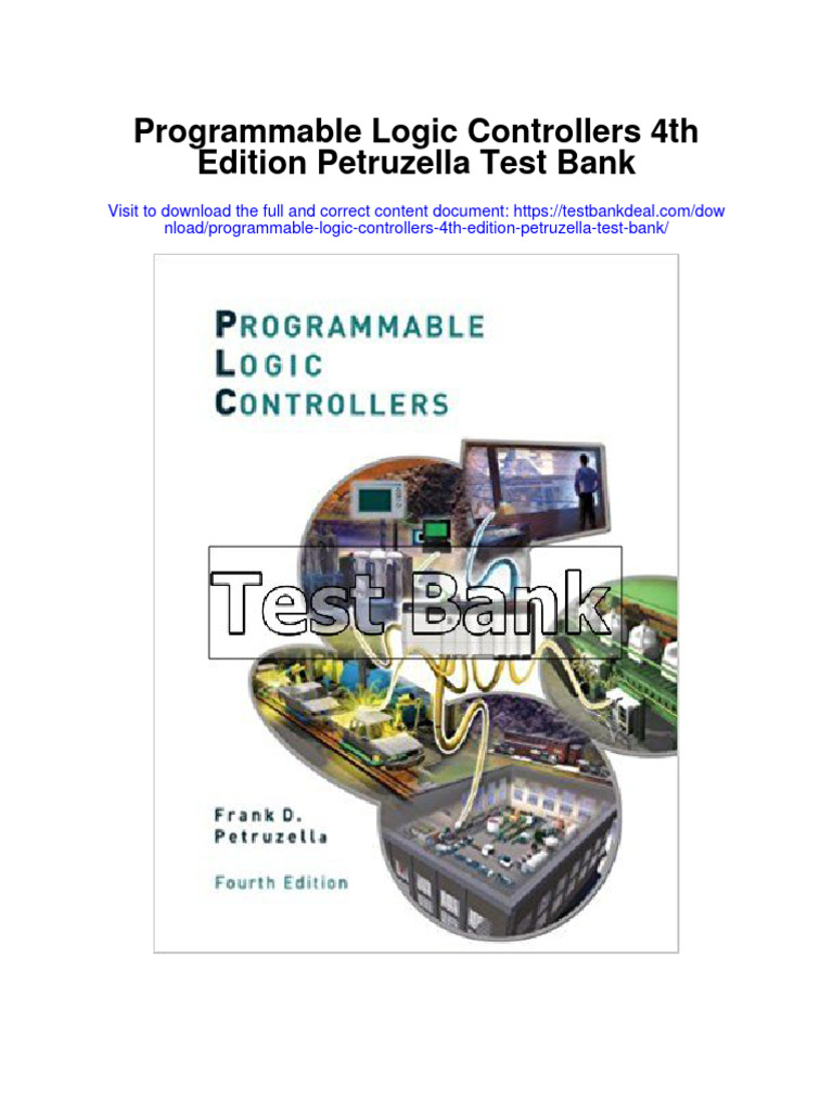 Programmable Logic Controllers 4th Edition Petruzella Test Bank PDF