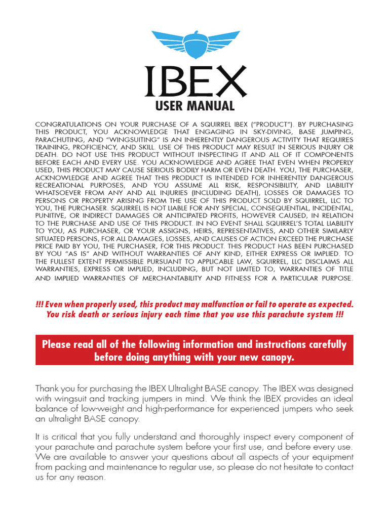 Ibex Manual v201605 Web | PDF