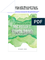 Programming With Microsoft Visual Basic 2017 8th Edition Zak Test Bank