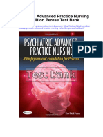 Psychiatric Advanced Practice Nursing 1st Edition Perese Test Bank