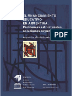 El Financiamiento Educativo en Argentina: Problemas Estructurales, Soluciones Coyunturales