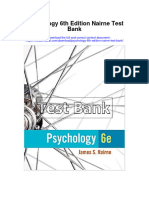 Psychology 6th Edition Nairne Test Bank