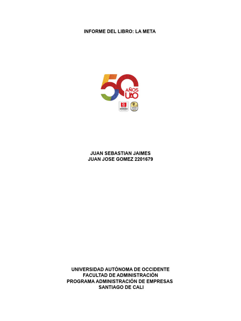 La Meta: Teoría de Restricciones | PDF