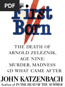 John Katzenbach - First Born. The Death of Arnold Zeleznik