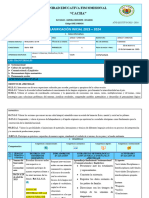 Planificación 4 Semanas 2dos A 10mo