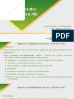 Curso Registro de Estabelecimentos DREC (Comentada) - AFFA Ricardo Marques