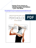 Psychology From Inquiry To Understanding Canadian 3rd Edition Lynn Test Bank