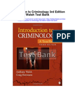 Introduction To Criminology 3rd Edition Walsh Test Bank