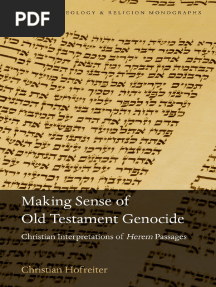 Dokumen - Pub - Making Sense of Old Testament Genocide Christian Interpretations of Herem Passages 9780198810902 0198810903