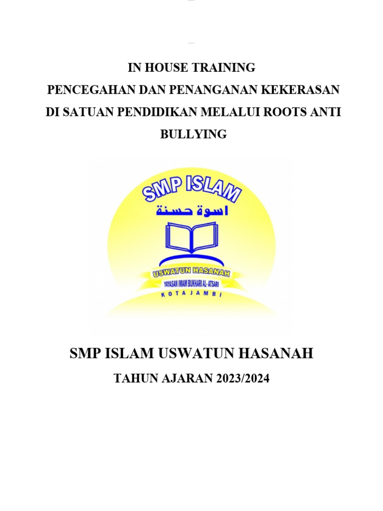 Laporan Kegiatan Pencegahan Perundungan Pdf