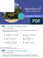 Semana 16 - Taller Matemáticas II