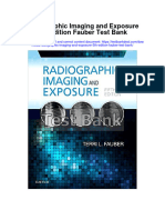 Radiographic Imaging and Exposure 5th Edition Fauber Test Bank