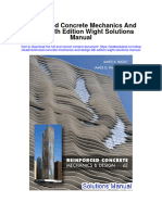 Reinforced Concrete Mechanics and Design 6th Edition Wight Solutions Manual