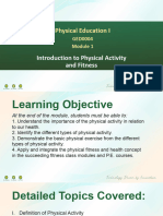 Module 1 Introduction To Physical Activity and Fitness
