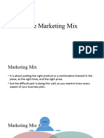 The Marketing Mix