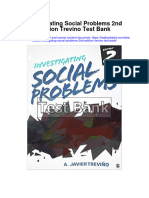 Investigating Social Problems 2nd Edition Trevino Test Bank