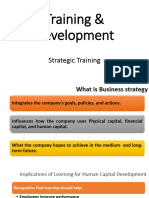 Lecture 2 - Strategic Training