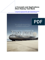 Investments Concepts and Applications 5th Edition Heaney Test Bank